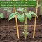 12-Pack 16-Inch Bamboo Plant Trellis – Natural Wood Support Stakes with 50 Ties for Indoor Potted Climbing Plants, Vines & Flowers